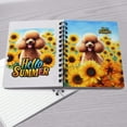 thumbnail image 4 of Poodle Hello Summer Sunshine Sunflowers Spring Retro Vintage Spiral Bound Journal Poodles Dog Lover Gifts Idea 5x7in Spiral Notebook - 00008, 4 of 5