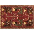 thumbnail image 1 of Ahgly Company Indoor Rectangle Persian Brown Traditional Area Rugs, 2' x 4', 1 of 4