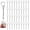 Lobster Claw Clasps, variant on 60 Pack Keychain Clip Making Kit, 2.83 In Zinc Alloy D Hook Clasps, Snake Chains & Lobster Claw Clasps for DIY Craft, Jewelry Making Supplies