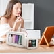 thumbnail image 3 of 2 bolsas de maquillaje transparentes, neceser de viaje transparente con cremallera, organizador de cosméticos, bolsa cuadrada para mujer, 3 of 8