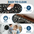 thumbnail image 4 of Hasoo Washable Living Room Area Rug 10x13 Large Modern Floral Soft Non Slip Indoor Black Carpet, 4 of 5