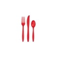 thumbnail image 2 of Creative Converting Heavy-Weight Plastic Classic Red Assorted Cutlery 24/Pack 10423, 2 of 2