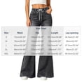 thumbnail image 2 of Vivianyo HD Women's Elastic Waist Drawstring Flare Jeans with Pockets, High Waist Denim Pants For Women, Long Flared Pull on Denim Trousers for Shopping Trips and Casual Outings, Sizes S-2XL, 2 of 7