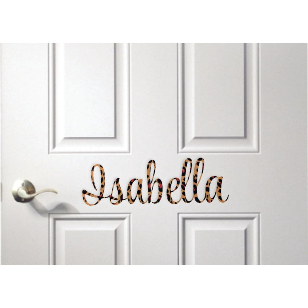 personalized name vinyl decal sticker custom initial wall