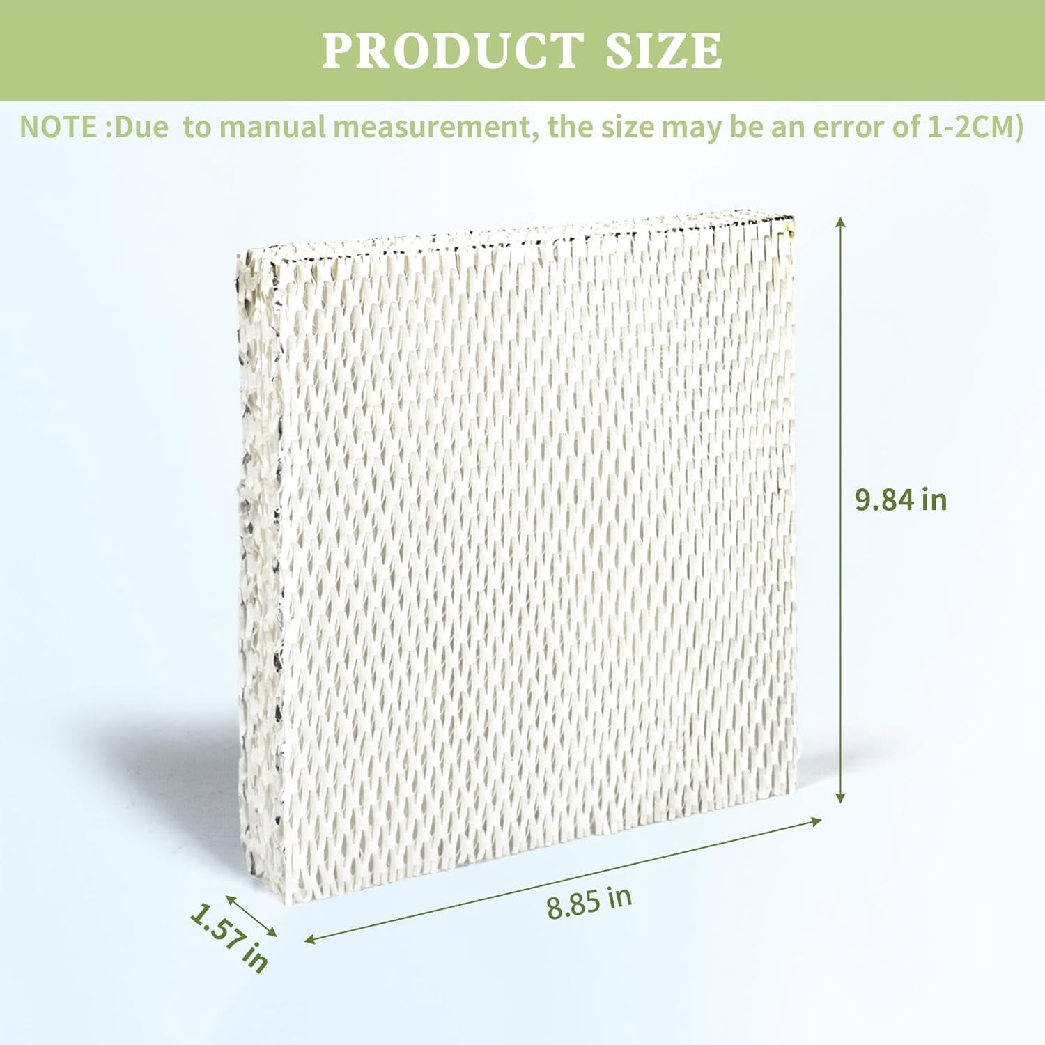 JJEAN-HC22P Humidifier Filter Pad Replacement, 2 Pack Compatible with Honeywell HE100 HE150 HE220 HE240 & Aprilaire 110 220 550 550A Water Panel, Honeywell Humidifier Filter Wick Replacement
