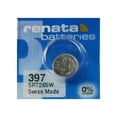 thumbnail image 3 of 1 Renata 397 Silver Oxide Electronic Zero Mercury Battery, 3 of 5
