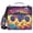 Vibrant Monster Truck, variant on 3 Ring Zipper Binder with Shoulder Strap Waterproof Trapper Keeper 2 Inch D-Ring 500 Sheets Capacity Cool Owl with Rose