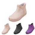 thumbnail image 2 of AUDeals Women's Short Ankle Rain Boots Waterproof Rubber Anti Slip Lightweight Garden Boots with Comfort Insoles, 2 of 9