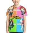 thumbnail image 6 of My Hero Academia Tsuyu Asui Kids T-Shirt 3d Printed Graphic T-Shirts Boys And Girls Short Sleeve Shirts For Youth Kids X-Small, 6 of 7