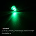 thumbnail image 5 of Uxcell E10 Screw Base LED Bulb DC 24V 0.25W Hollow Head Mini Diffuse Light Green 10Pack, 5 of 6