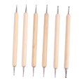 thumbnail image 3 of Minkissy 10pcs Texturing Polymer Clay Tools Set Clay Modeling Tools for Hobbyists Pink Back to School, 3 of 3