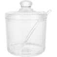 thumbnail image 1 of IMIKEYA Clear Acrylic Sugar Bowl Set with Lid Spoon: Salt Spice Storage Container Seasoning Pot 10oz Condiment Jar for Kitchen Restaurant Bar Cafe, 1 of 8