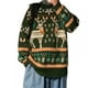 thumbnail image 5 of Suéter navideño para hombre, jersey de punto, informal, holgado, con cuello redondo, estampado 3D, suéter navideño para hombre, 5 of 5