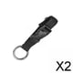 thumbnail image 1 of Correa de Equipaje CUTICAT Soporte de pinza para chaqueta Clip de Transporte Negro 2 piezas, 1 of 8