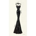 thumbnail image 3 of Adams, Emily 14x24 Black Modern Framed Museum Art Print Titled - Couture Noir Original IV, 3 of 5