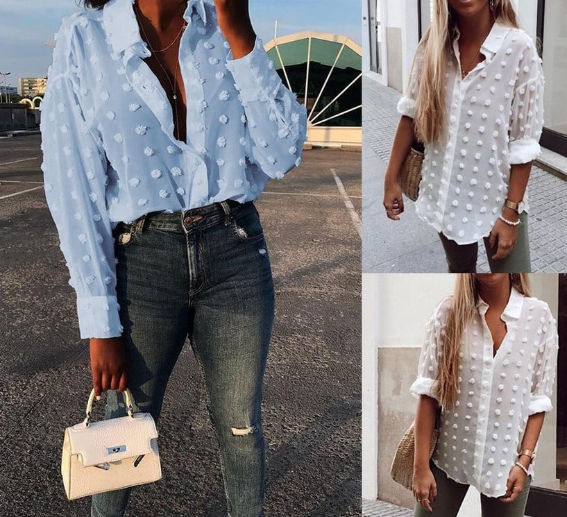 white blouse walmart