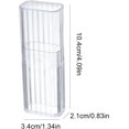 thumbnail image 2 of JIAXINGBING 4Pcs Portable Dental Floss Storage Box, Floss Dispenser, Floss Picks Case, Transparent Plastic, Cotton Swab Box, 2 of 7