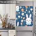 thumbnail image 5 of Rabbits Flowers Dishwasher Magnetic Covers Magnet Sticker Kitchen Decor Dishwasher Refrigerator Front Door Covers Decorative Magnetic 23" x 26", 5 of 5