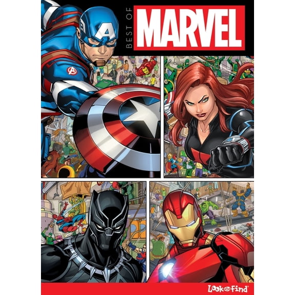 Marvel: Best of Marvel Look and Find, (Hardcover)