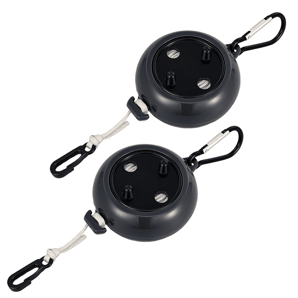 2 Pcs Tree Stand Gear Hoist 29.5 Ft Retractable Bow & Gear Hoist Bow Hunting Gear Accessories for Hunting Bow, Black