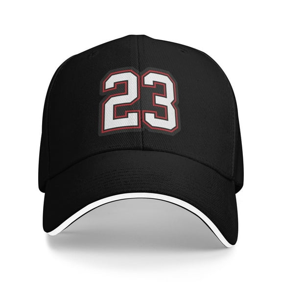 Number 23 Men Women Sandwich Cap Classic Baseball Capunisex Adjustable Casquette Dad Hat