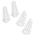 thumbnail image 3 of Miangastore 4pcs Star and Heart Shape Cucumber Shaping Mold Garden Vegetable Grow Forming Molds, 3 of 8