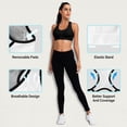 thumbnail image 5 of Sujetador deportivo BHRIWRPY Racerback con almohadillas de alto impacto para mujer, 5 of 5