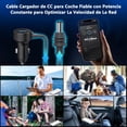 thumbnail image 3 of Cable de Alimentación CC para Starlink Mini Negro 3 en 1 con Pantalla Digital y Puertos Tipo C PD y, 3 of 7