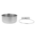 thumbnail image 4 of LEORX Hanging Dog Bowls Stainless Steel Food and Water Holding Round Bowl 1Pack, 4 of 8