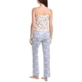thumbnail image 2 of Honeydew womens  2pc Cuddle Crew Cami Pant Set, s, White, 2 of 3