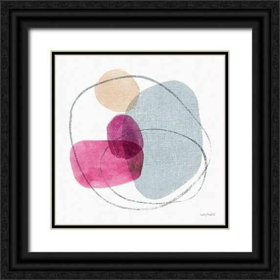 Audit, Lisa 26x26 Black Ornate Wood Framed with Double Matting Museum Art Print Titled - Think Pink 08A