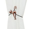 thumbnail image 2 of Walbest European-style Curtain Tie Back Magnetic Alloy Cat Shape Mini Drapery Holdback Curtain Accessory, Creative High-grade Magnetic Curtain Buckle, 2 of 7