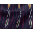 thumbnail image 4 of oneOone Viscose Jersey Fabric Stripe Ikat Print Fabric BTY 60 Inch Wide, 4 of 5