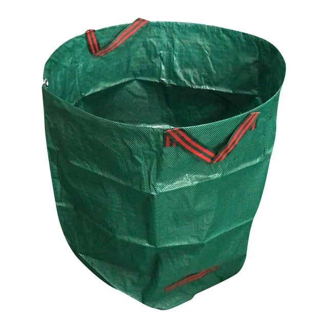 Kjfeif Sac de Rangement Extérieur Réutilisable Robuste de 16 Gallons avec Poignées Solides, Conteneur Multi-Usage pour Débris de Jardin, Feuilles de Pelouse, Équipement de Camping, Organisation du Linge et du Recyclage