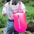 thumbnail image 3 of VONKY Bouée de Natation en PVC 20L Sac Sec Imperméable Natation Sauvage Kayak Pêche Surf Bouée Gonflable Sac Sec rose Rouge, 3 of 6