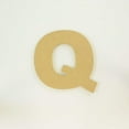 thumbnail image 3 of Package of 1, 8 Inch X 3/4" Thickness MDF Letter Q in The Arial Font, Thick, Upper Case for Art & Craft Project, Made in USA, 3 of 4