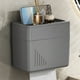 thumbnail image 4 of Organizador de cubierta de caja de pañuelos de plástico | Soporte de papel facial con ranura para teléfono celular | Almacenaje para cocina, baño, dormitorio, encimeras, cómodas, mesas | 7,87 x 7,68, 4 of 5