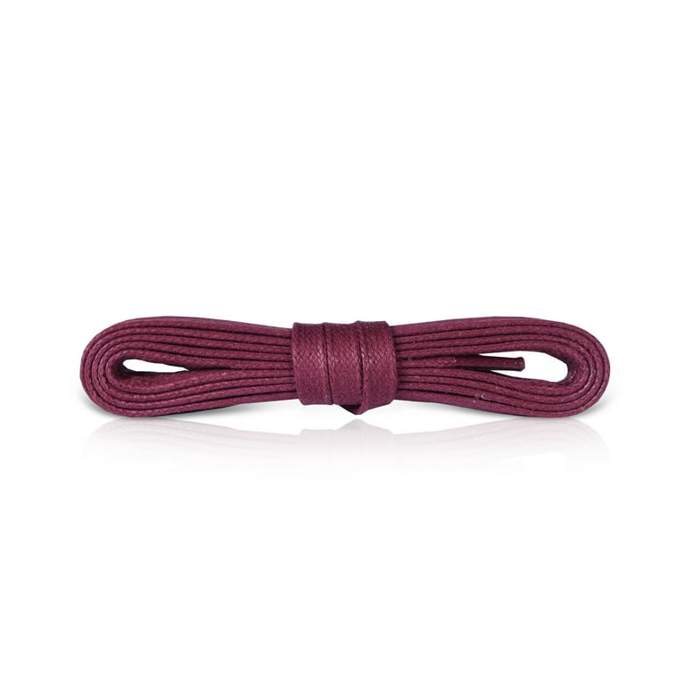 Waxed Flat Shoe Boot Laces 100 Cotton 5 mm 0.19 inch Width Many Colors Walmart
