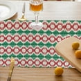 thumbnail image 3 of Neoyler Christmas Tablecloth Christmas Thanksgiving Decorations Long Lasting Fabric That dapts Well for Festive Dinners Gatherings 11.8x55.1in Multicolor, 3 of 5
