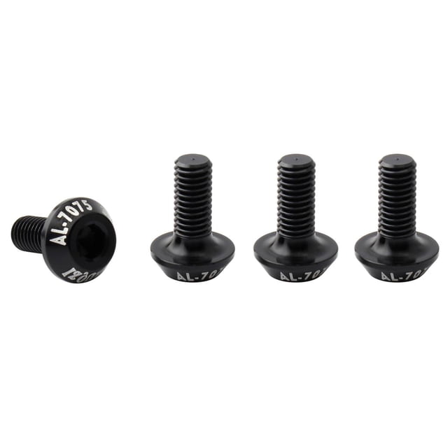 Paquete de C Pastillas de Tornillos Kit de Montaje de Pernos para de Montaña Accesorios de M5 Negro Perfecl