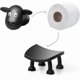 thumbnail image 2 of Sheep Toilet Paper Holder | Funny Toilet Paper Holder | Black Sheep Cute Toilet Paper Holder | Funny Bathroom Decor | Funky Unique Toilet Paper Holder, 2 of 5