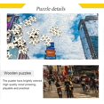 thumbnail image 2 of SKYSONIC Time Square Puzzle 500PCS Wooden Puzzle Artwork Jigsaw Puzzle Home Decor, 20.5 x 14.9 Inch, 2 of 7