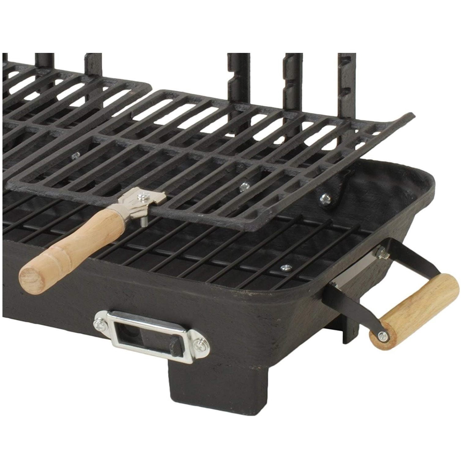 30052AMZ Kay Home Product's Cast Iron Hibachi Charcoal Grill, 10 by 18-Inch (Limited Edition)