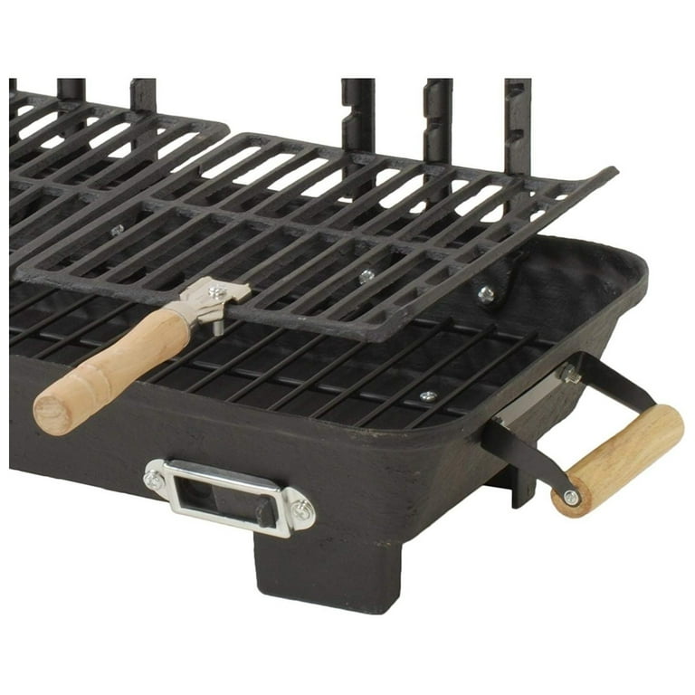 30052AMZ Kay Home Product's Cast Iron Hibachi Charcoal Grill, 10