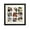 Black, variant on Luolandi DIY Wooden Nine Grid Photo Frame 30 by 30cm for Display and Home Decoration Black