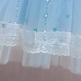 thumbnail image 3 of Little Girls Elsa Princess Dress Summer Short Sleeve Costume Cosplay Dress up, 3 of 5