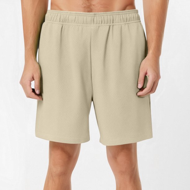 WILLBEST Pantalones Cortos para Hombre, Pantalones de Malla para Hombre, Pantalones Cortos Deportivos de Fitness, Pantalones Cortos de Playa para Hombre, Traje de Baño