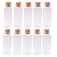 thumbnail image 1 of Botellas de vidrio de corcho de 24 piezas Botella de deseo a la deriva Mini botellas de vidrio transparentes vacías pequeñas para el hogar Suministros de almacenamiento de cosas pequeñas (15 ml), 1 of 6
