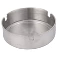 thumbnail image 5 of Outdoor Portable Metal Cylinder Designed Ashtray for Car, with 3 Grooves, Silver Tone, 5 of 5