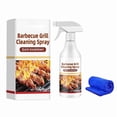 thumbnail image 2 of Eolstice BBQ Grill Cleaning Spray, Powerful Cleaning Degreaser and Stain Remover, Portable Outdoor BBQ Cleaner 120ml for Grates Tools,White, 2 of 9
